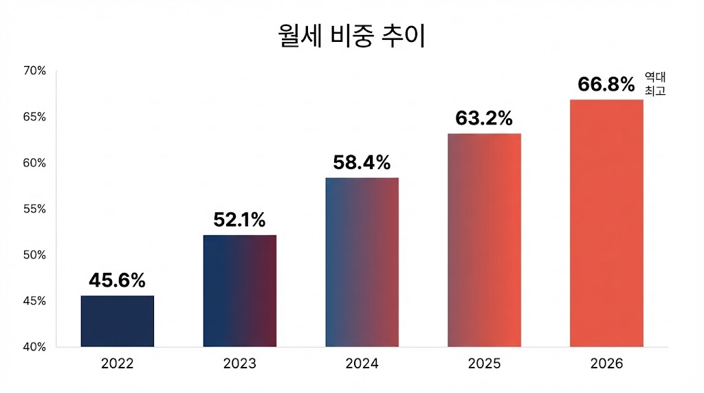 2026년 청년 월세 비중 통계 차트