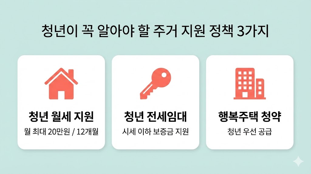 청년 주거 지원 정책 요약